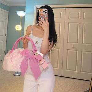 Juicy Couture Pink Quilted Baby Bag